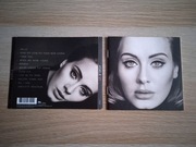Adele 25 poligrafia / okładka do pudełka plastikowego CD 