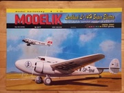 Model Kartonowy Modelik 2017\06 Lockheed L-14h Super Electra + LASERY