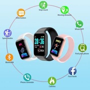 Smartwatch Y68 - inteligentny zegarek czarny
