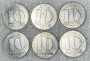 Moneta Niemcy DDR 10 PFENNIG FENIGÓW 1968