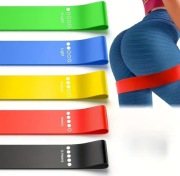 Taśmy oporowe do ćwiczeń zestaw 5 Lateksowe gumy fitness rehabilitacyjne