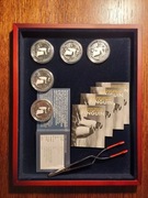 5 X 1 oz srebra Pingwin New Zeland 2020 srebro 999 WYSYŁKA NATYCHMIAST