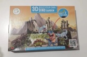 Rzeżucha dla dzieci uprawa zbuduj własny ogród Dino puzzle 3D dinozaury