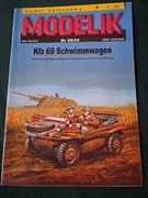 Model kartonowy modelik kfz 69 Schwimmwagen