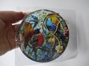 Nowy witraż witrażyk dekoracja okienna ptaszki 