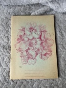 Zeszyt z kwiatami A5 w kratkę - 60 kartek - PRL