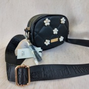 River Island czarna torebka mini perełki nowa z metką