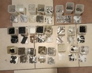 Zestaw1: elektroniki PRL, HiFi RTV śrubki podkładki dystanse naprawa retro 