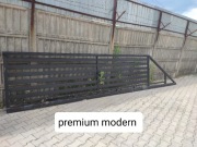 Brama przesuwna 4mx1,12 m MODERN palisada,ocynk+RAL 5m,6m,6,7m,7,5m