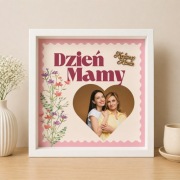 Obraz 3D - prezent na DZIEŃ MAMY ze zdjęciem | ramka GRATIS