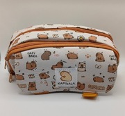 Piórnik kapibara - trzy kieszonki