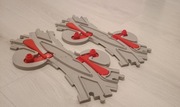 4szt Zwrotnica, rozjazd do torów Duplo