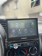 Radio XOMAX 1 DIN (wysuwany ekran) 4x60W / bluetooth / AUX / USB / SD