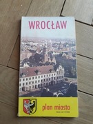 Mapa Wrocław plan miasta 1989