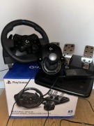 Logitech G923 + Shifter | Stan NOWY | Folia | BOX