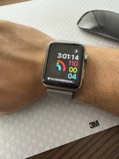 Pierwszy Apple Watch A1554 Stalowy Bransoleta Mediolańska