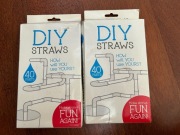 Imprezowe składane słomki DIY dwa opakowania zrób to sam