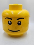 Lego duży pojemnik głowa z klockami elementy mix klocki