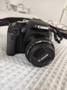 Zestaw fotograficzny Canon EOS 600D + Obiektyw Canon EF 50mm f/1.8 II