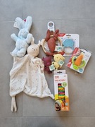 Zestaw grzechotek gryzaków przytulanek dla niemowlaka Lilliputiens Artesavi