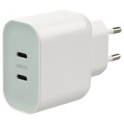 Ładowarka 2x USB-C 45W 3A PD 3.0 QC4+ PPS szybkie ładowanie IKEA SJÖSS