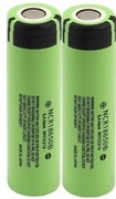 2x Akumulator Li-ion Panasonic NCR18650B 3400 mAh