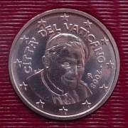 WATYKAN  2008 5 CENTÓW UNC !!!!!!!!!!