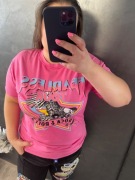 T-shirt Rock&Roll różowy rozmiar uniwersalny
