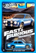 Hot Wheels 1970 Ford Escort Rs1600 Fast Furious Silver Series Brian