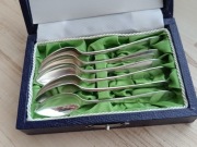 ŁYŻECZKI DO KAWY FILIŻANKI SREBRO PRÓBA 3 OWCZARSKI KSIĘSTWO WARSZAWSKIE