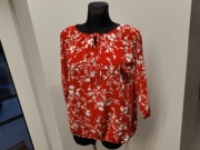 Czerwona bluzka damska 46 XXXL Janina