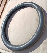 Pokrowiec nakładka na kierownicę skórzana