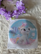 Zestaw do Haftu Diamentowego 5D - Magiczny Jednorożec wraz z ramką 