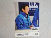 Oryginalny Autograf Claudia Hürtgen
