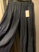 ZARA szerokie spodnie jeans dżins wide leg kuloty szwedy jogger oversize