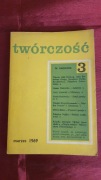 Twórczość 3/1969; Rok XXV, nr 3 (284) marzec 1969