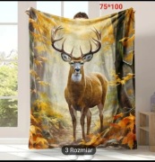 Ciepły koc z polarkiem 