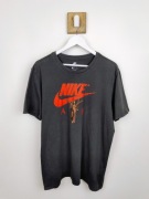 Szary tshirt koszulka Nike Air center swoosh L