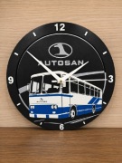 Zegar ścienny inspirowany marką Autosan H9 3d. Średnica 245 mm
