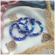 Bransoletka dla dziewczynki, granatowa