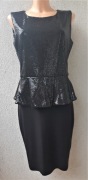 Sukienka Wieczorowa Elastyczna z Cekinami Rozmiar M/38