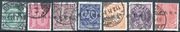 Plebiscyt Górny Śląsk, Fi U1-U7, seria 7 znaczków kasowanych CGHS typ III