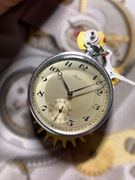 Zegarek kieszonkowy Mirs Swiss made art deco jak nowy 