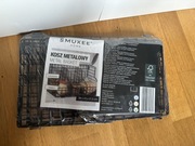 Kosz metalowy 2 poziomy składany do przechowywania pojemnik 38x23x21.5cm