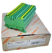 ZŁĄCZKA SZYNOWA OCHRONNA SPRĘŻYNOWA 2,5 Ż/O TS-35 WEIDMULLER 48szt