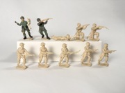 żołnierzyki, spadochroniarze amerykańscy WW2 ESCI / ERTL 1-32  