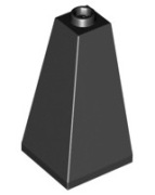 LEGO 2 x 3685 skos dachówka narożny 2x2x3 - czarny