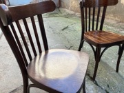 KRZESŁA DREWNIANE (4 SZT)  - RADOMSKO