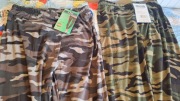 Leginsy getry legginsy długie Polskie moro khaki 2 szt. komplet okazja