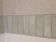 Płytka cegiełka SMALL SAGE Płytka ceramiczna 5.1x16.1 zielona połysk 9